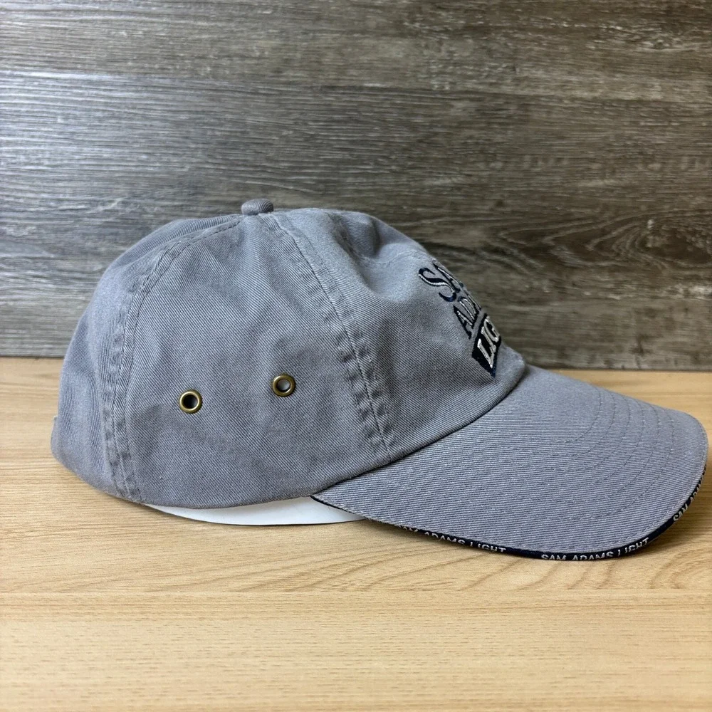 Samuel Adams Hat Cap Strap Back Gray Sam Adams Light Beer‎ Adjustable
